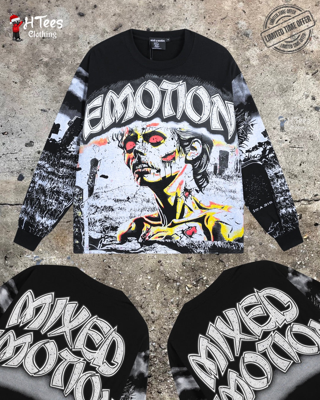 Black Mixed Emotions Sweatshirt