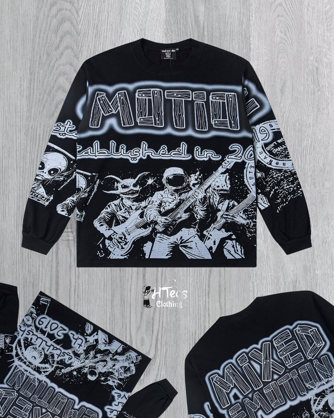 Black Mixed Emotions Sweatshirt