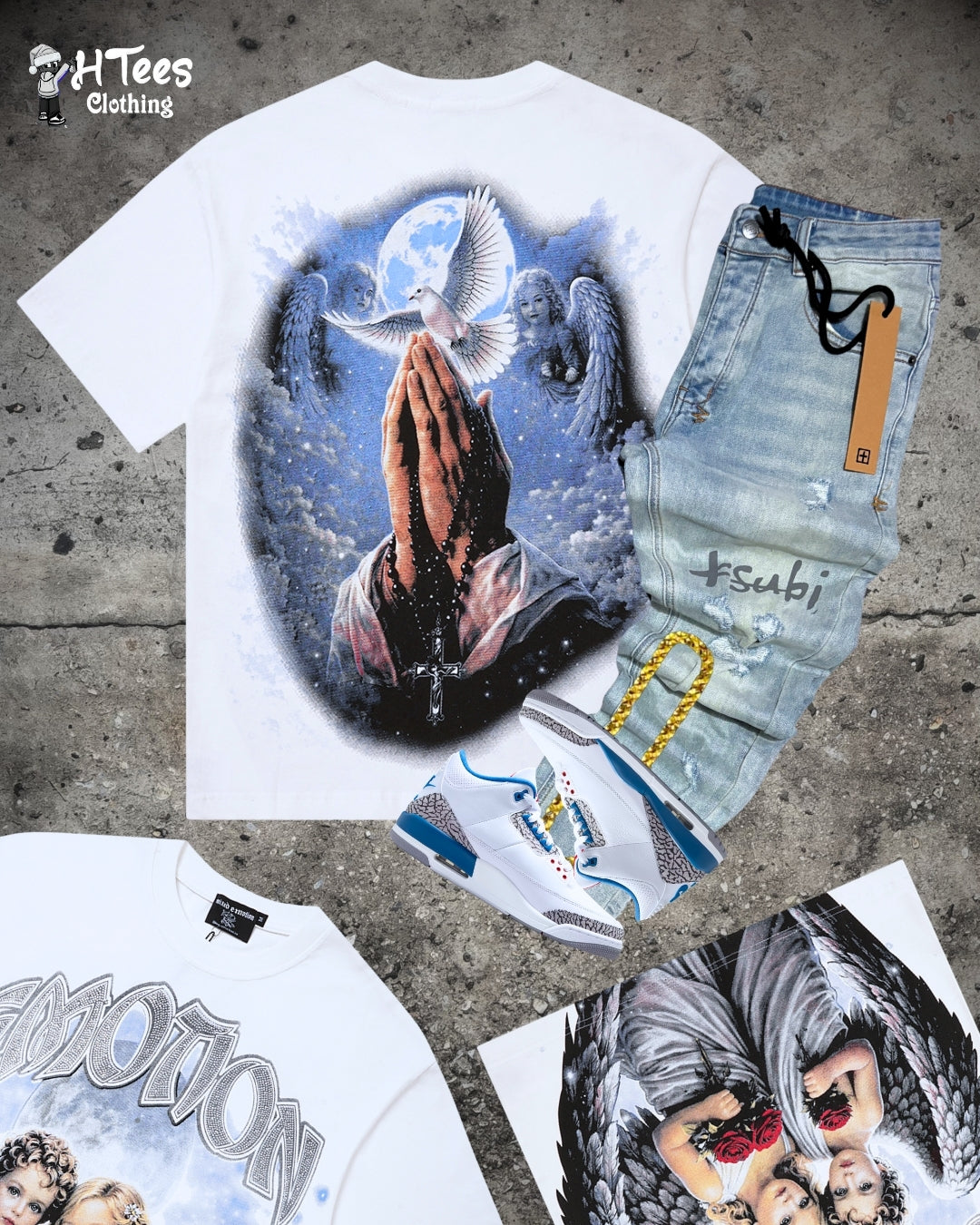 White Mixed Emotions T-Shirt
