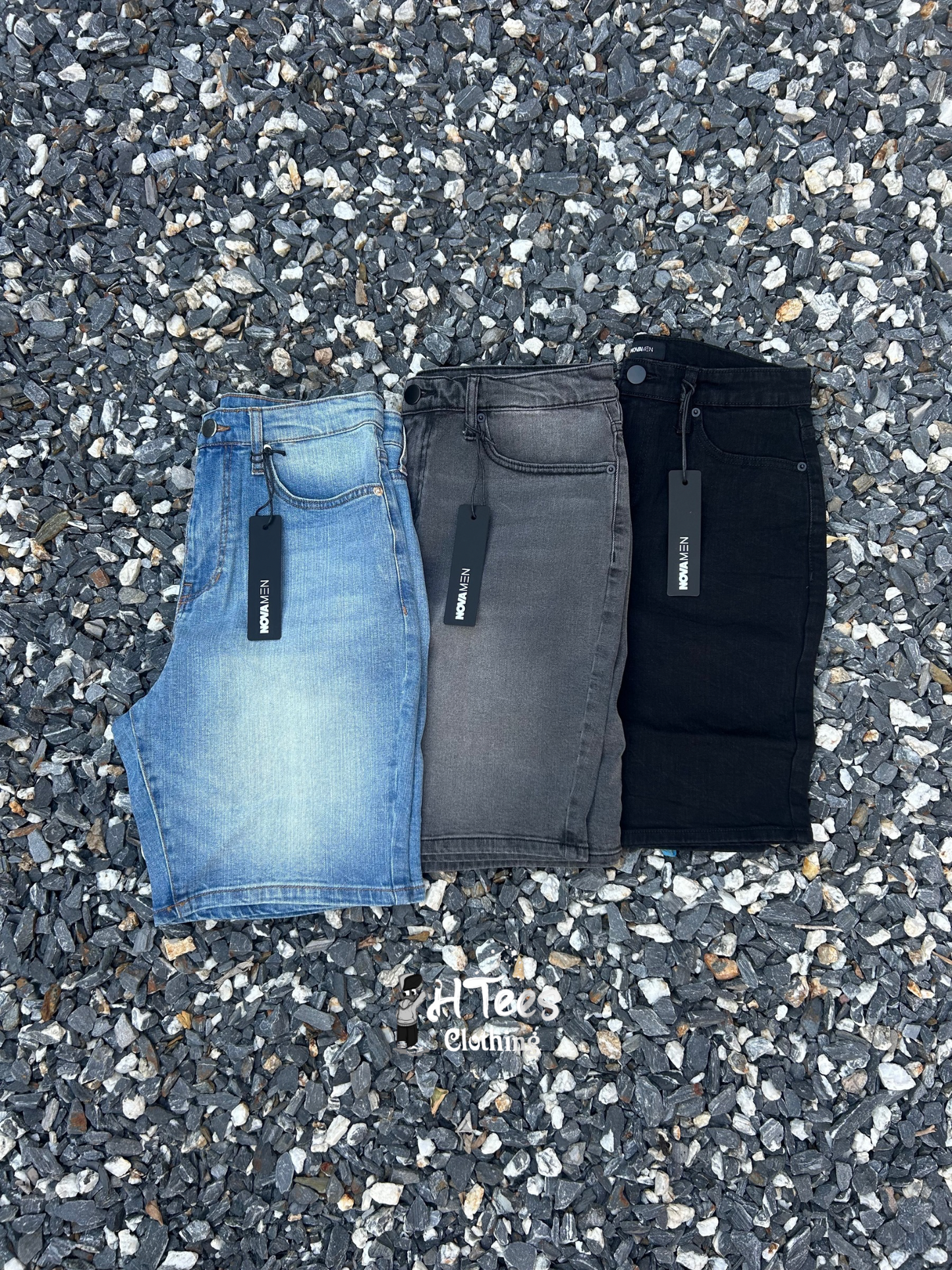 Blue Nova Jeans Shorts