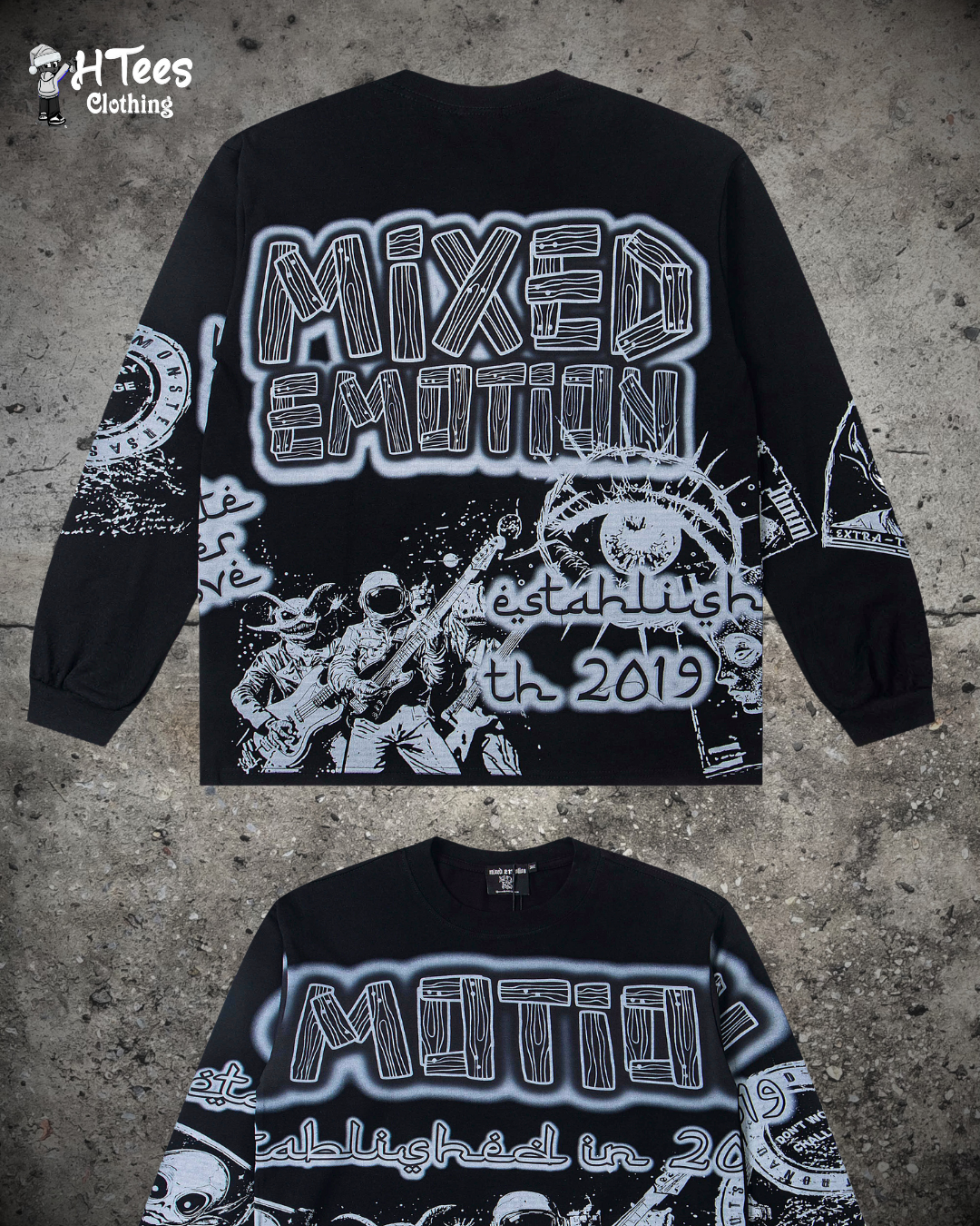 Black Mixed Emotions Sweatshirt