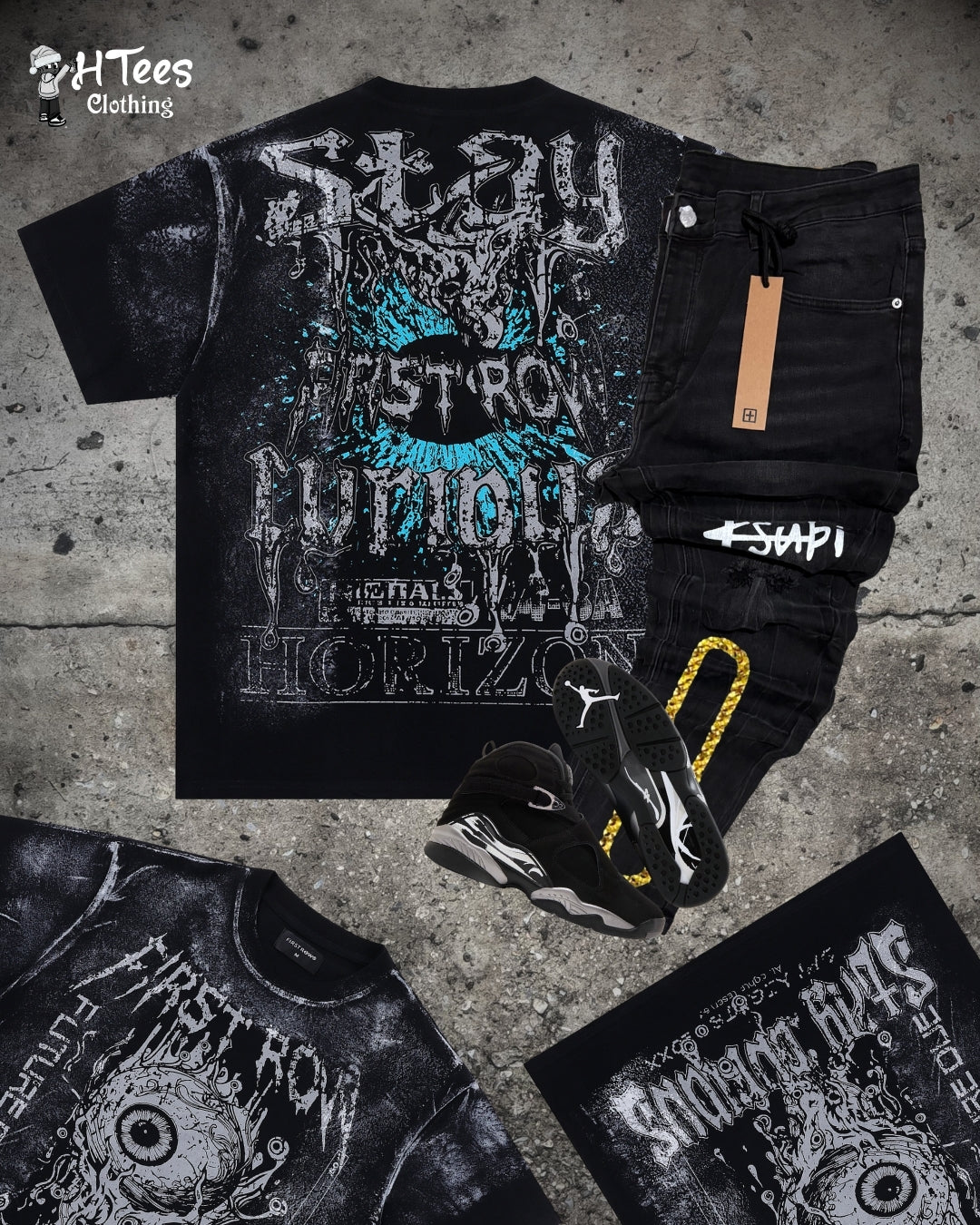 Black First Row T-Shirt