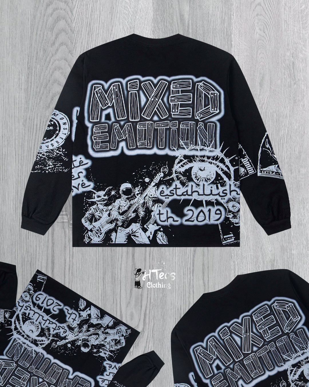 Black Mixed Emotions Sweatshirt