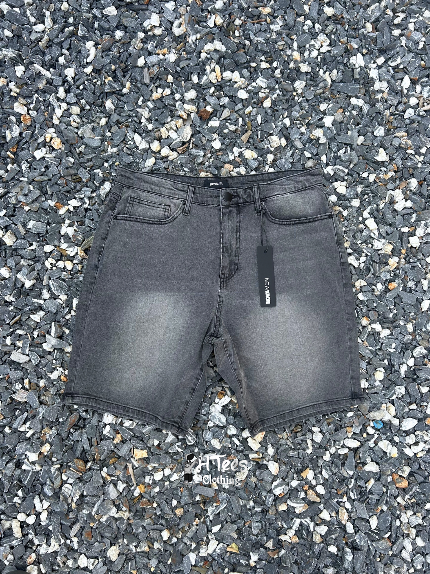 Grey Nova Jeans Shorts