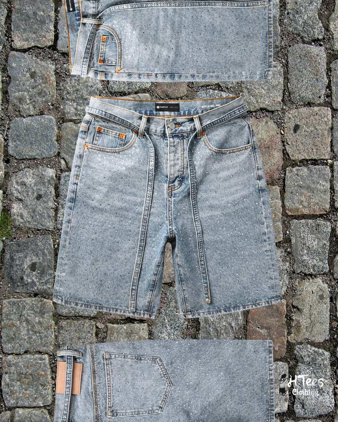 Blue Purple Brand Shorts