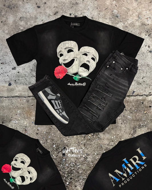 Black Wash Amiri T-Shirt