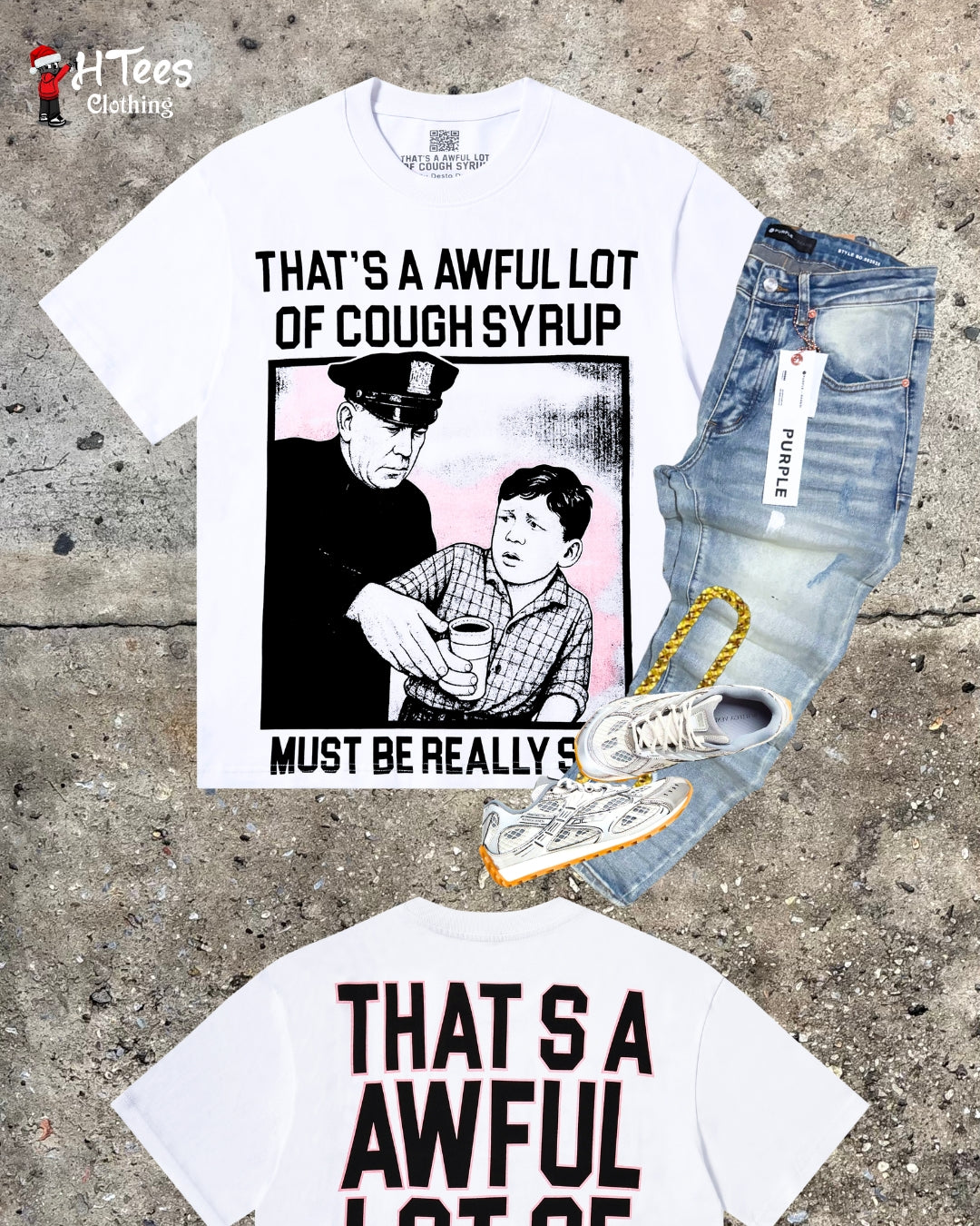 White Juvenile Cough Syrup T-Shirt
