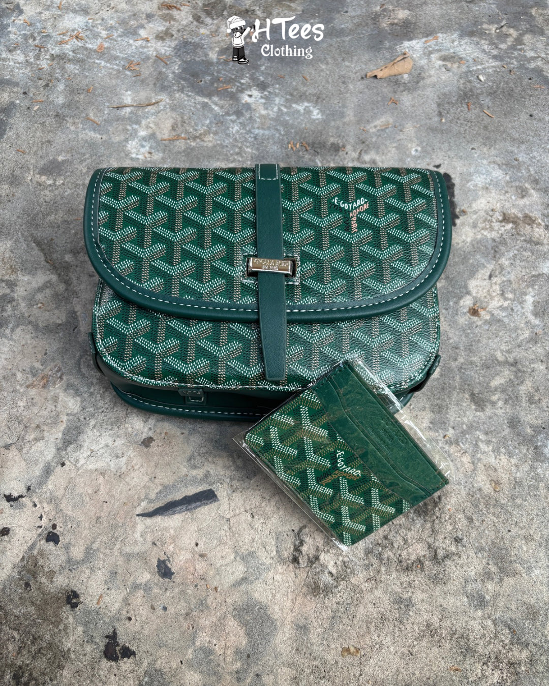 Green Goyard Crossbody