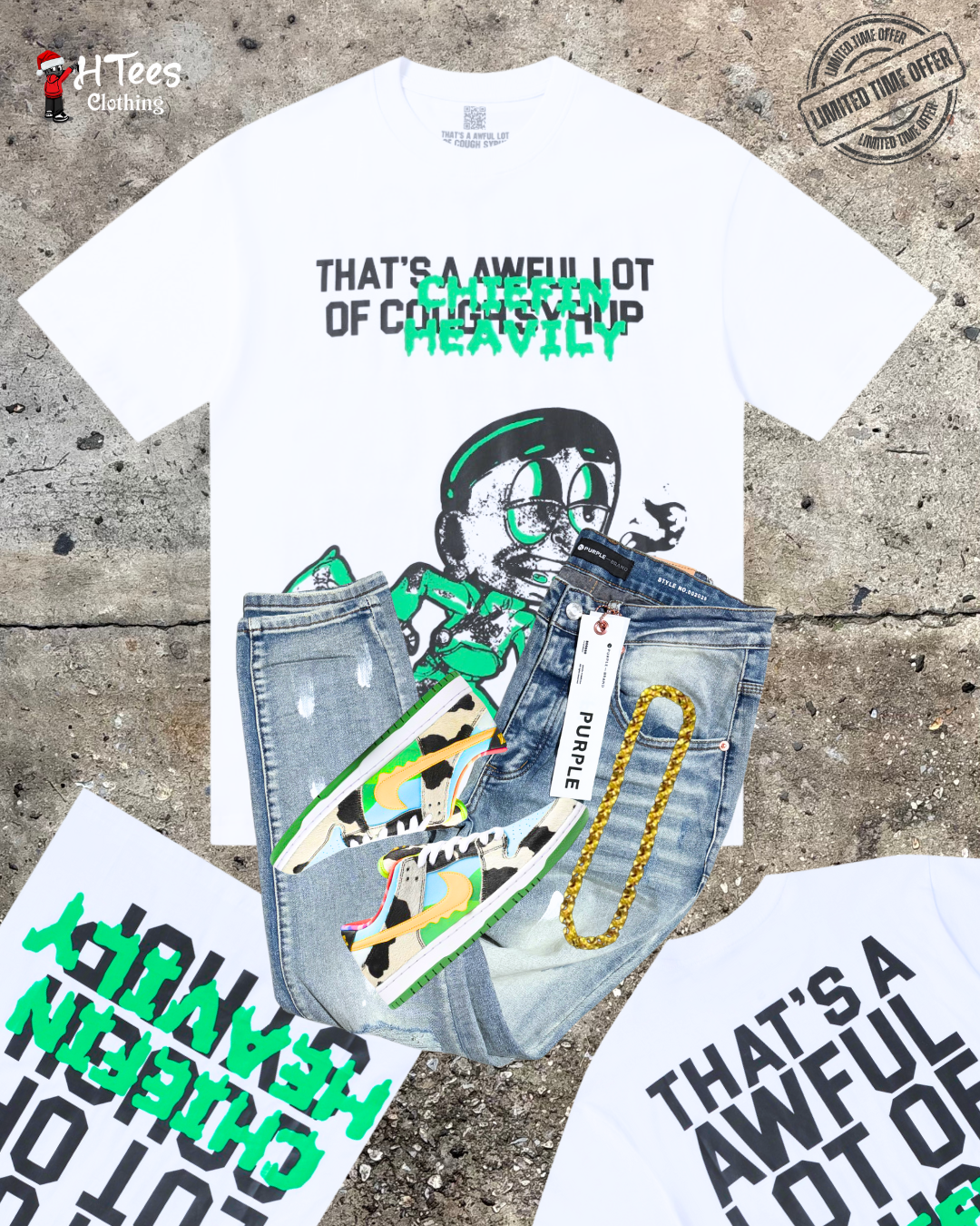 White Cough Syrup Heist T-Shirt