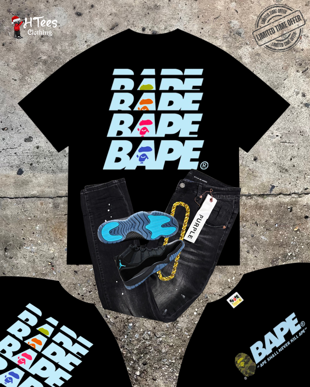 Black Ape Never Kills T-Shirt