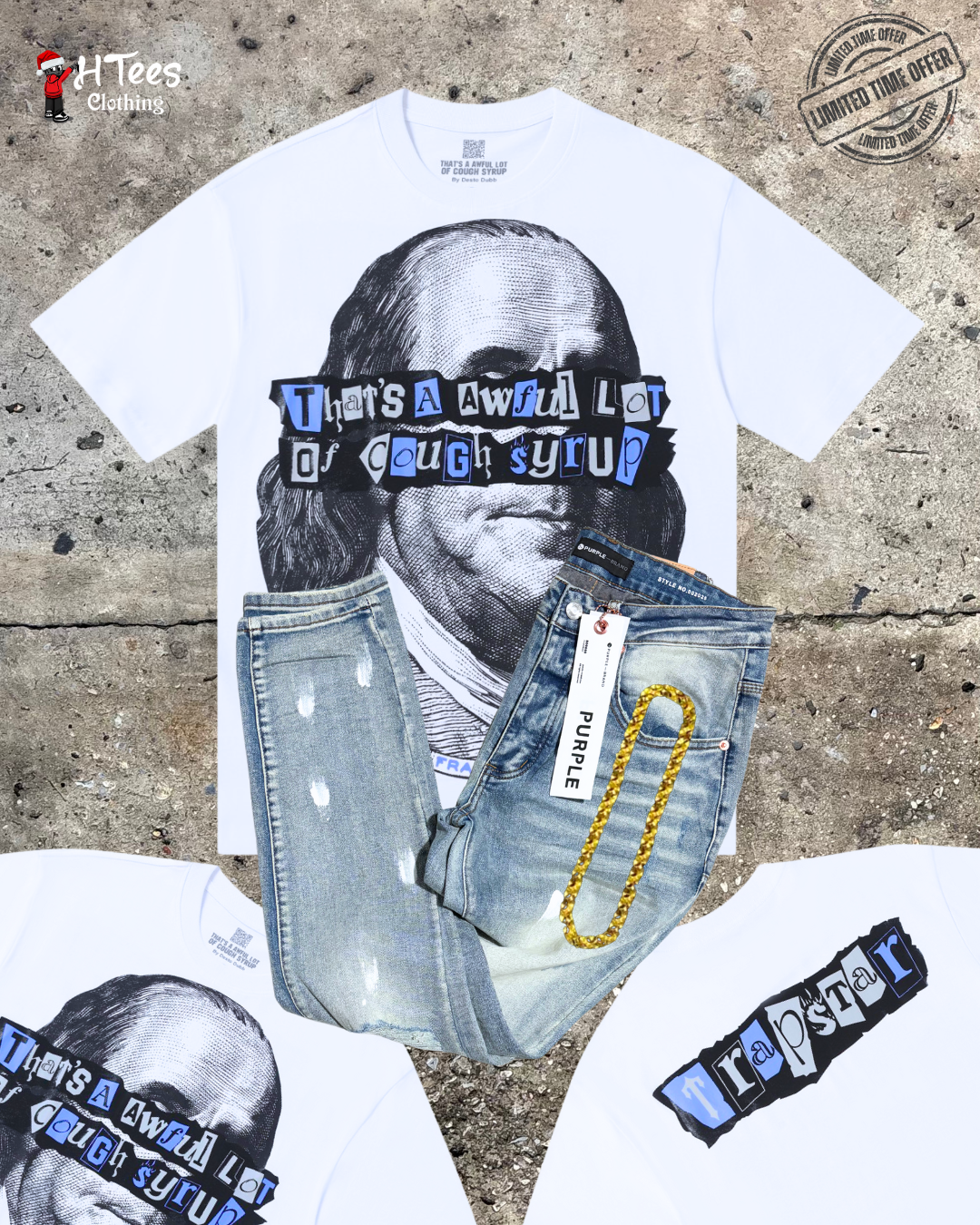 White Cough Syrup x Trapstar T-Shirt
