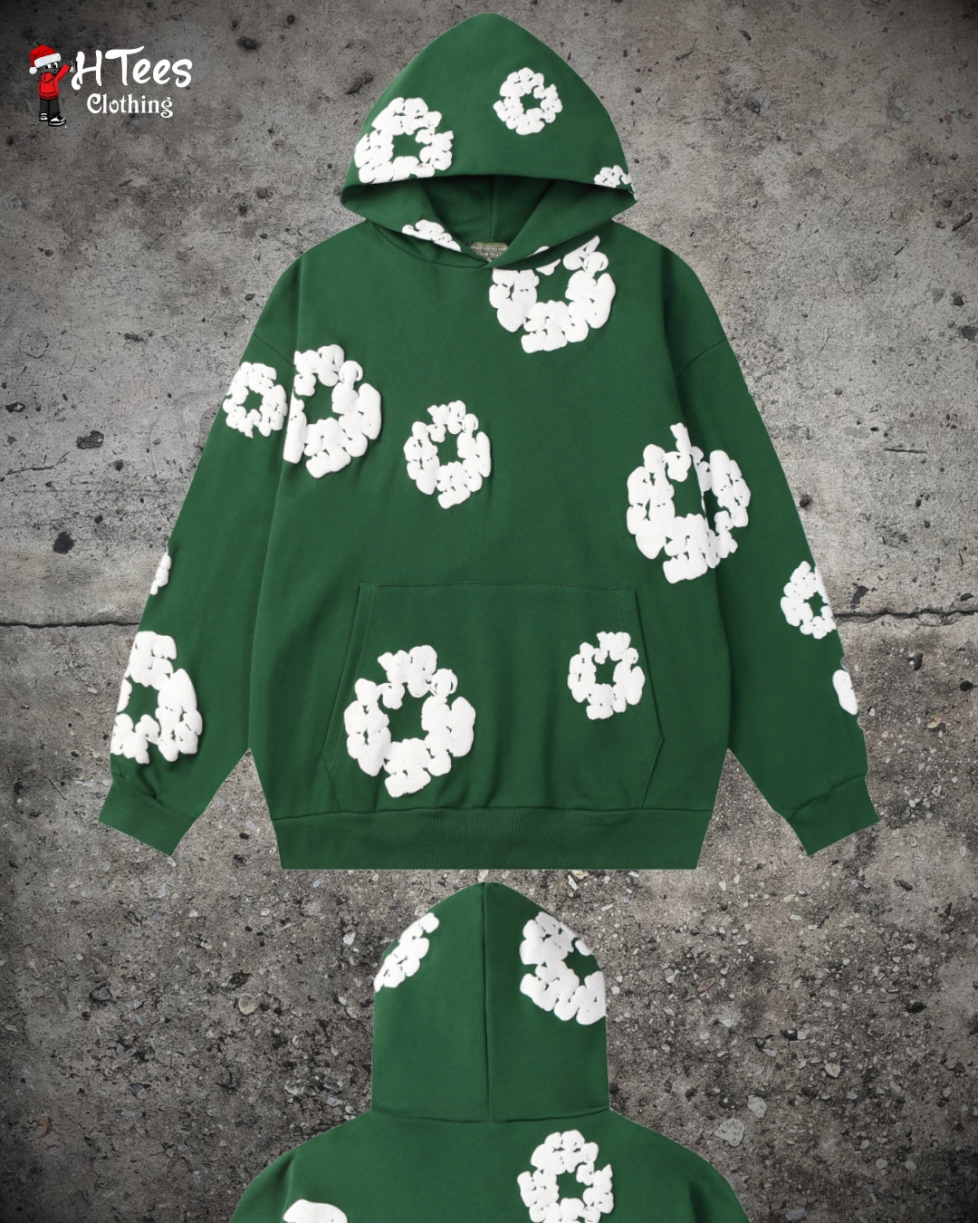Green Denim Tears Hoodie