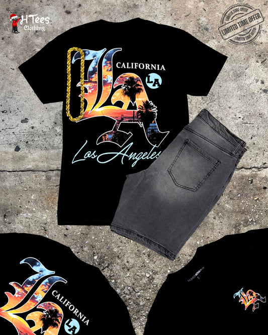 Black LA Nova T-Shirt