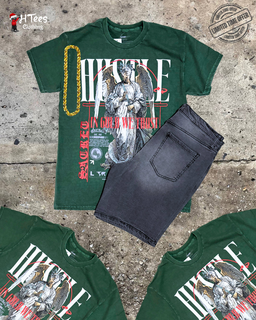 Green Hustle Nova T-Shirt