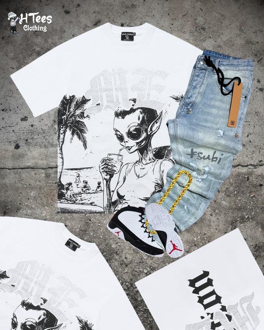 White Mixed Emotions T-Shirt