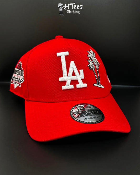 Red LA New Era Snapback