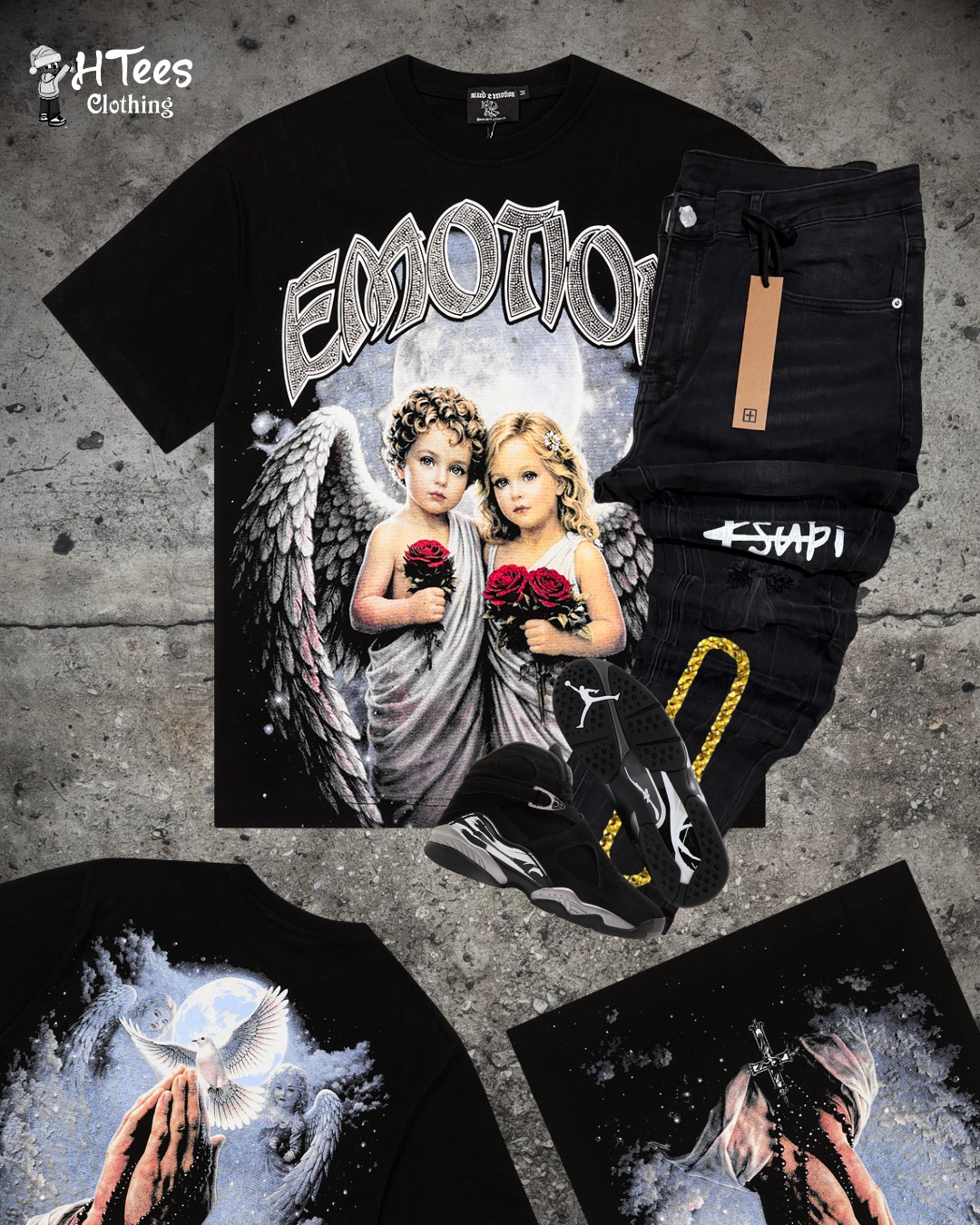 Black Mixed Emotions T-Shirt