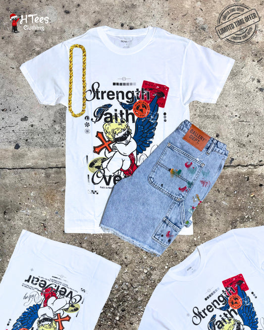 White Strength Nova T-Shirt
