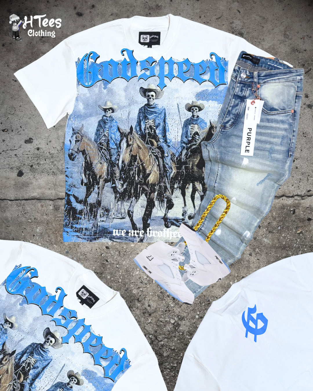 White Godspeed T-Shirt