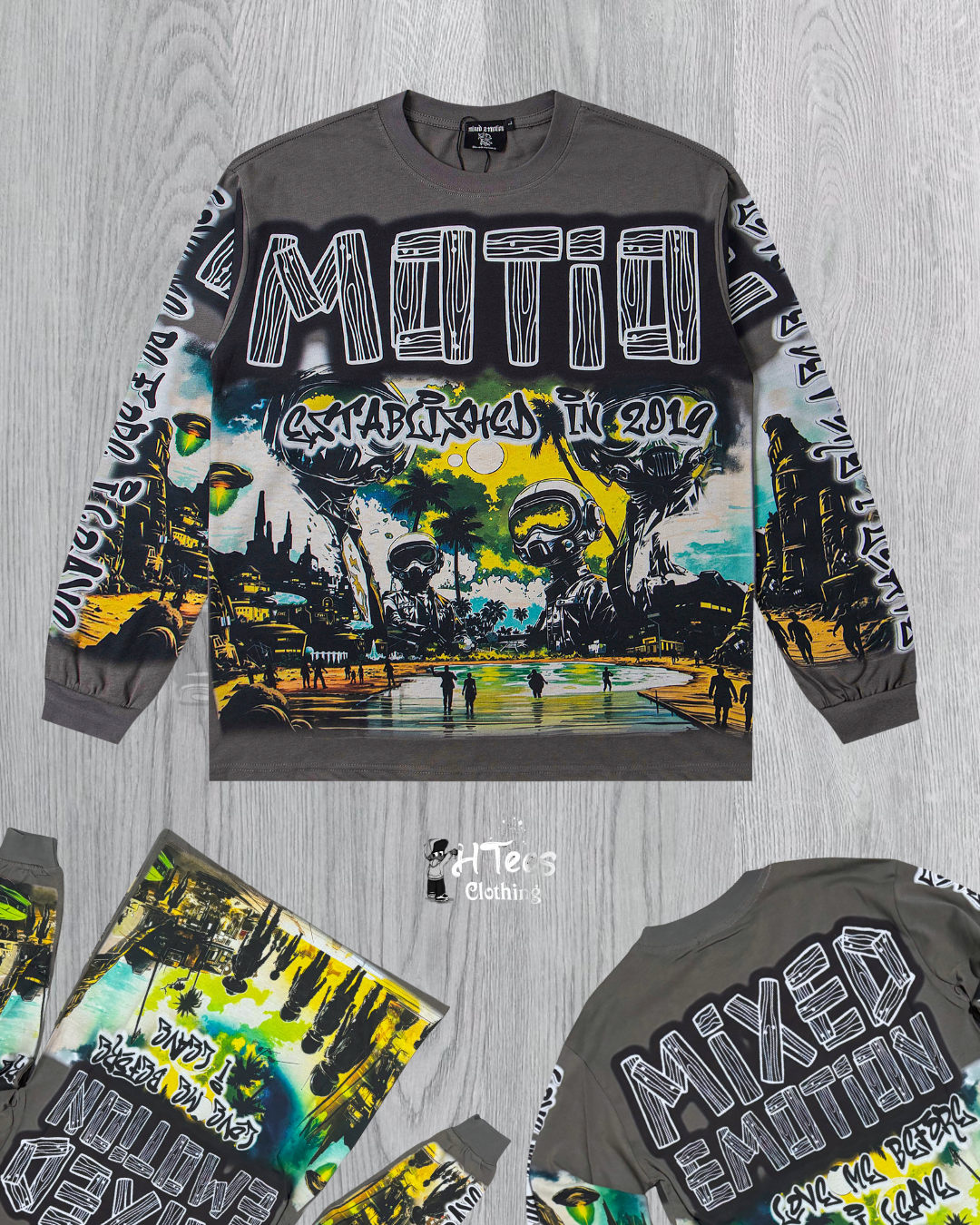 Grey Mixed Emotions Sweatshirt