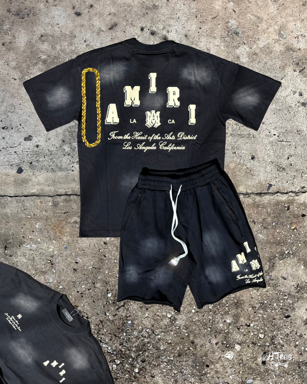 Wash Black Amiri Set