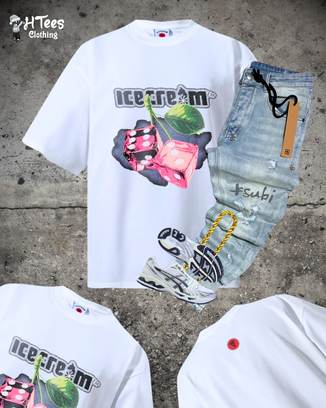 White Ice Cream T-Shirt
