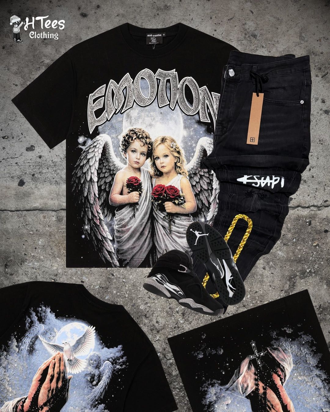 Black Mixed Emotions T-Shirt