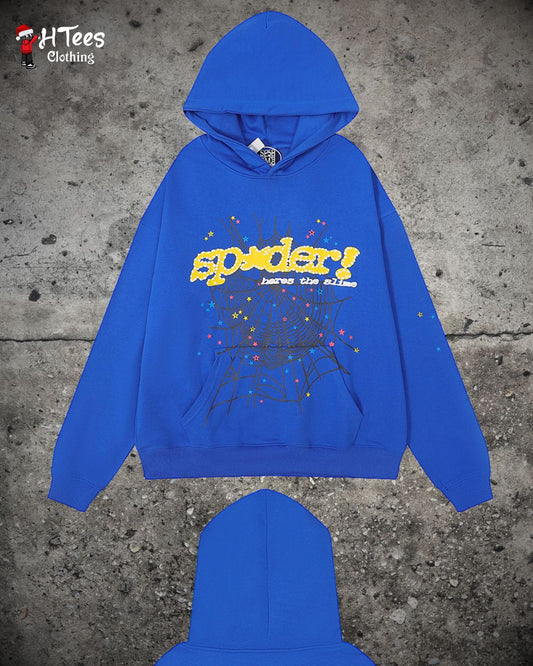 Blue Sp5der Hoodie