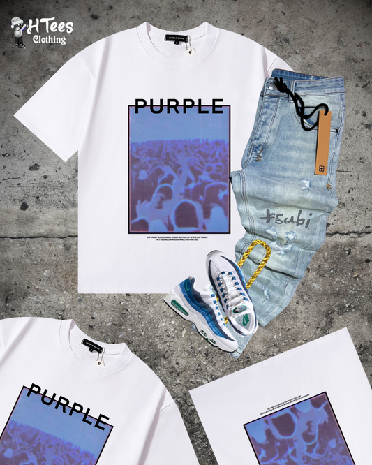 White Purple T-Shirt