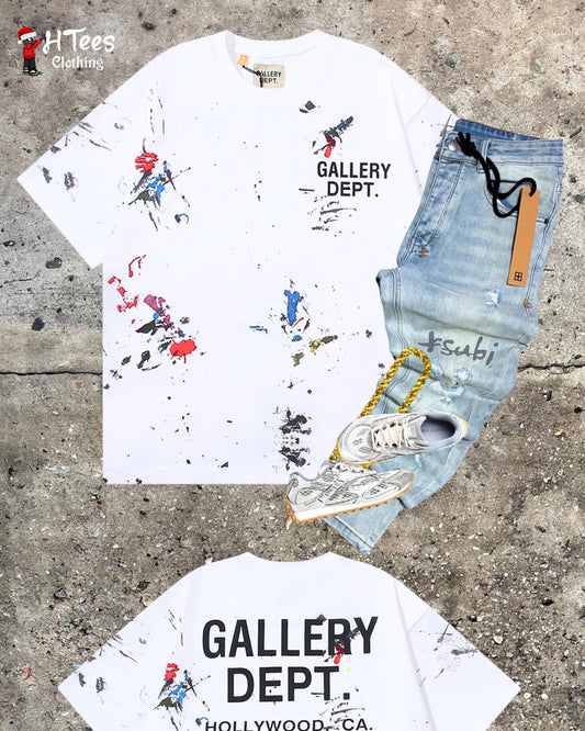 White Splattered Gallery Dept. T-Shirt