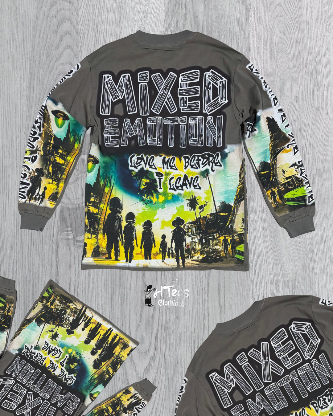 Grey Mixed Emotions Sweatshirt