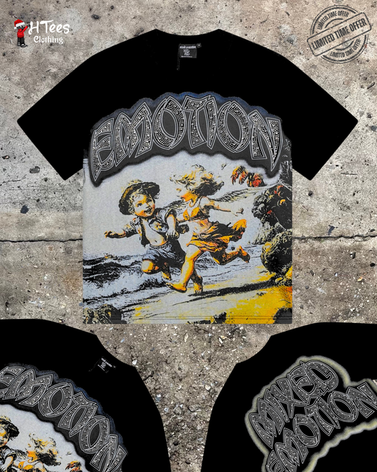 Black Mixed Emotions Run T-Shirt