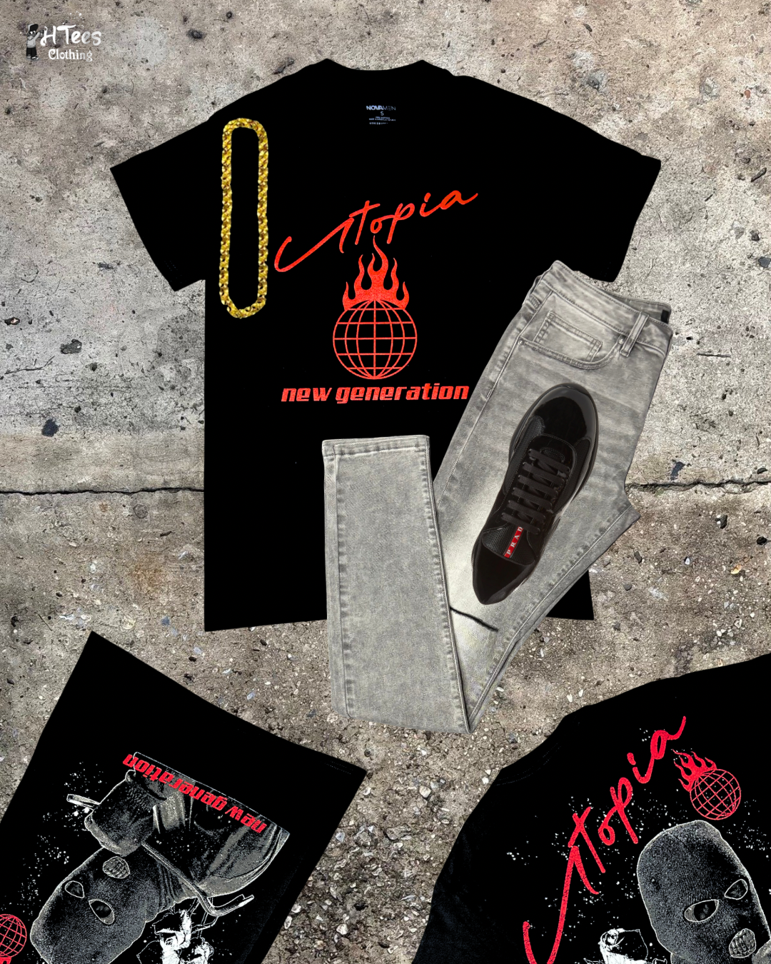 Black Utopia Nova T-Shirt