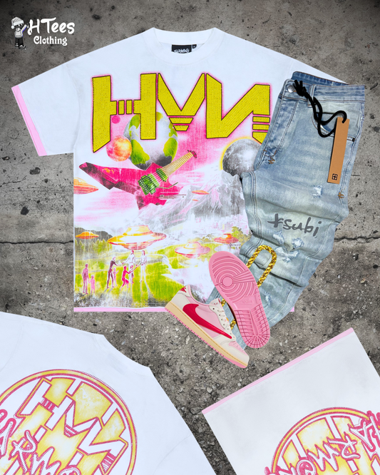 White/Pink Harmony T-Shirt