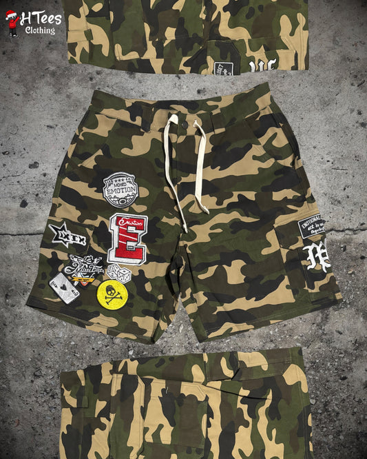 Camo Mixed Emotions Shorts