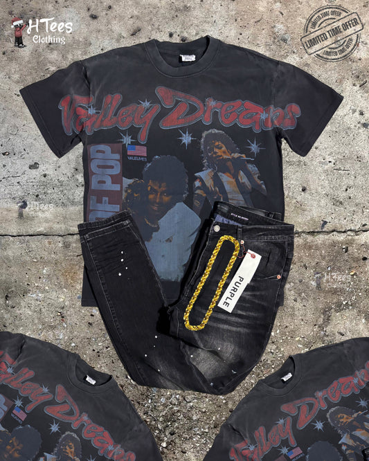 Black Wash Valley Dreams MJ T-Shirt