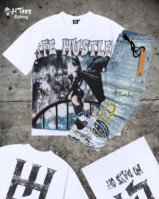 White Life Hustlers T-Shirt