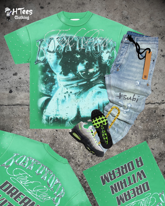 Green First Row T-Shirt