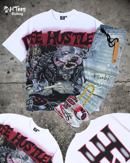 White Life Hustlers T-Shirt
