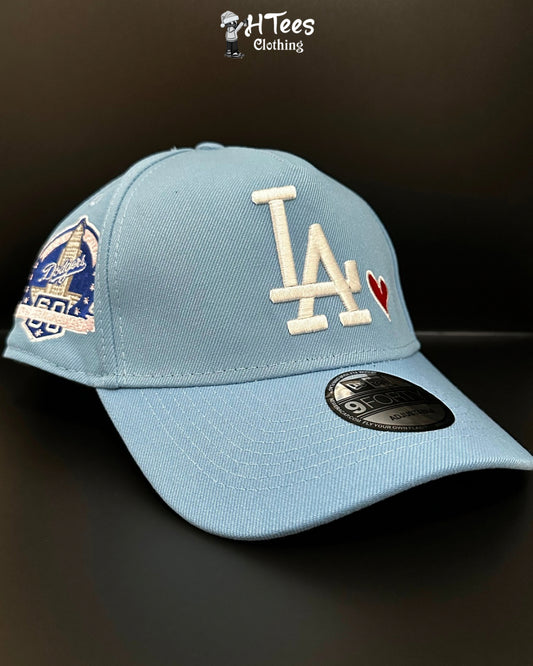 Blue LA Heart New Era Snapback