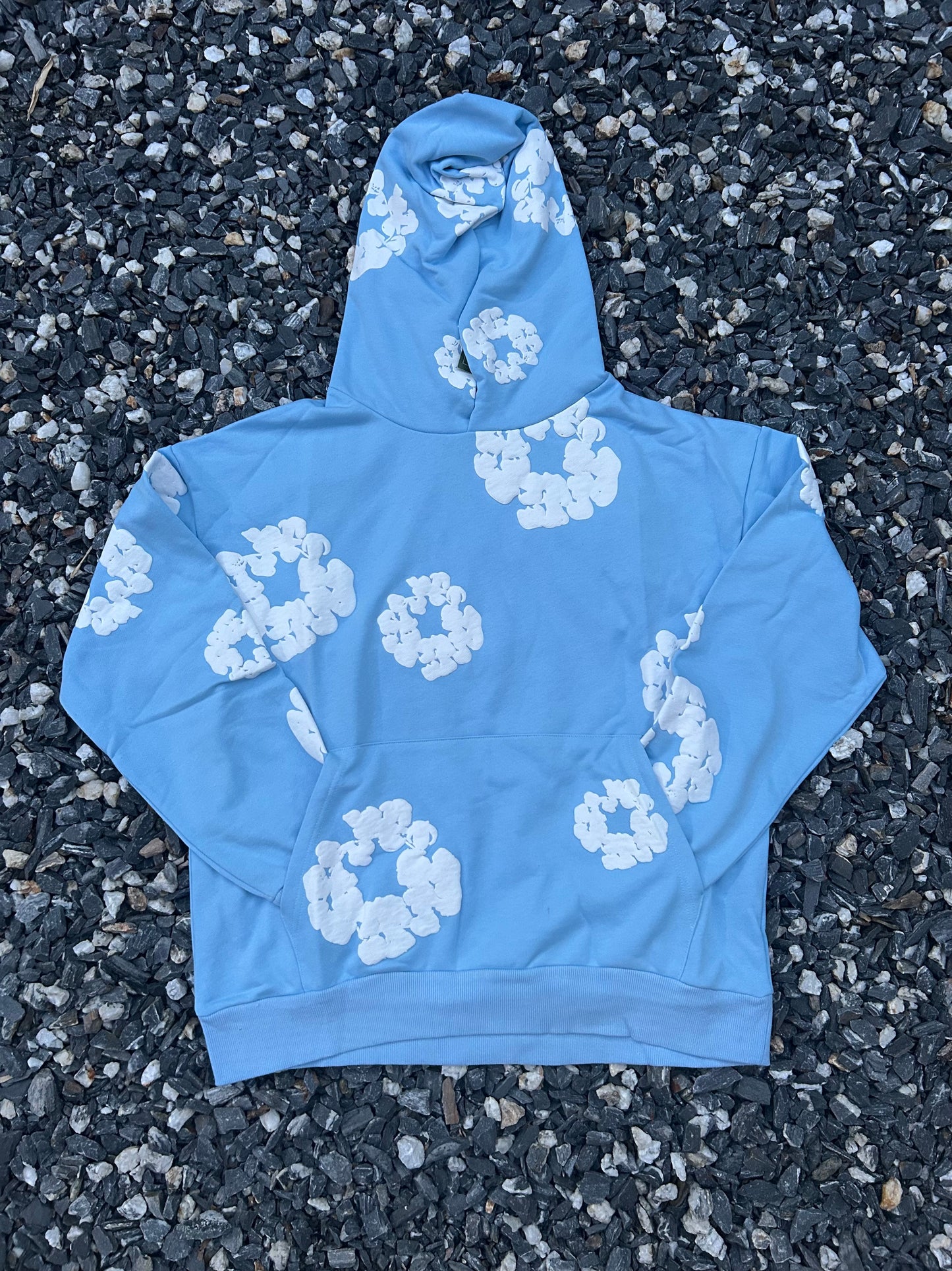 Light Blue Denim Tears Hoodie
