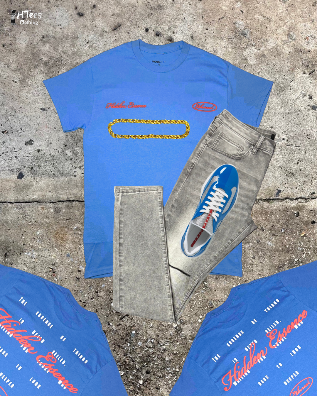 Blue Hidden Essence Nova T-Shirt