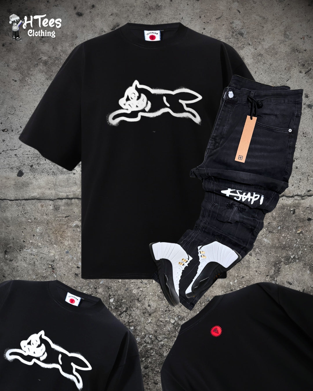 Black Ice Cream T-Shirt