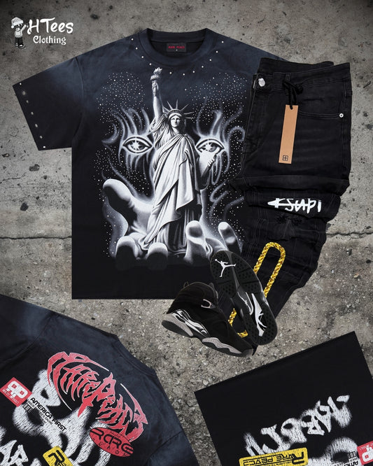 Black Rare Peace T-Shirt