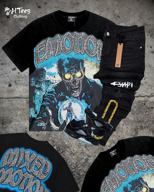Black Mixed Emotions T-Shirt