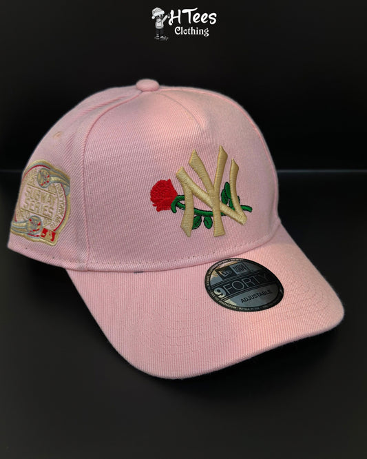 Pink NY Snapback