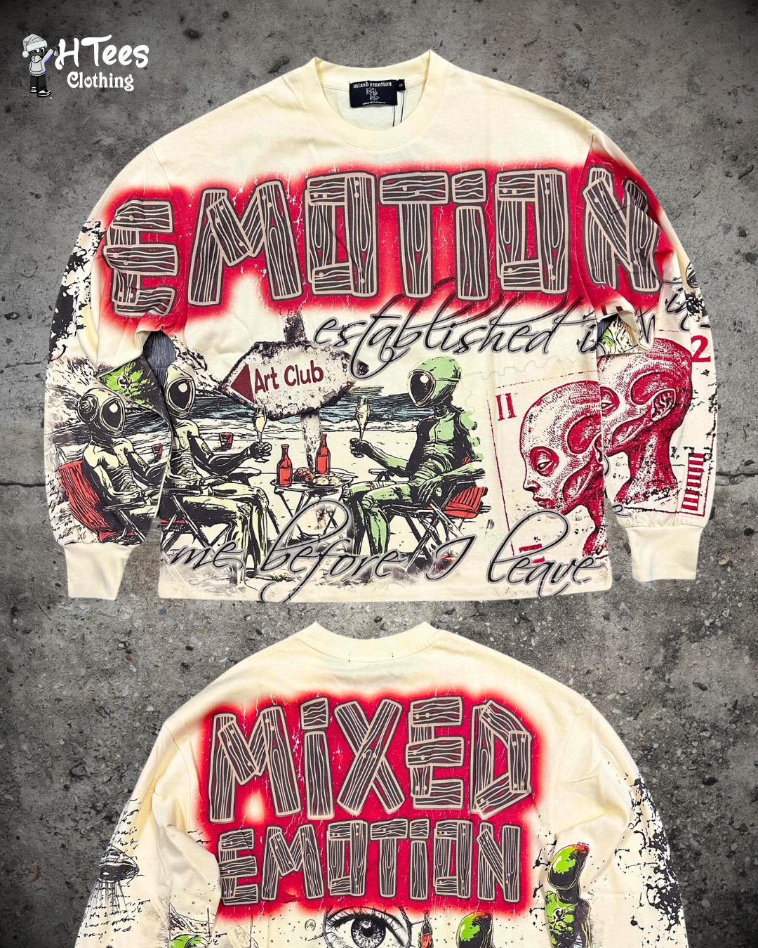 Cream Mixed Emotions Sweatshirt