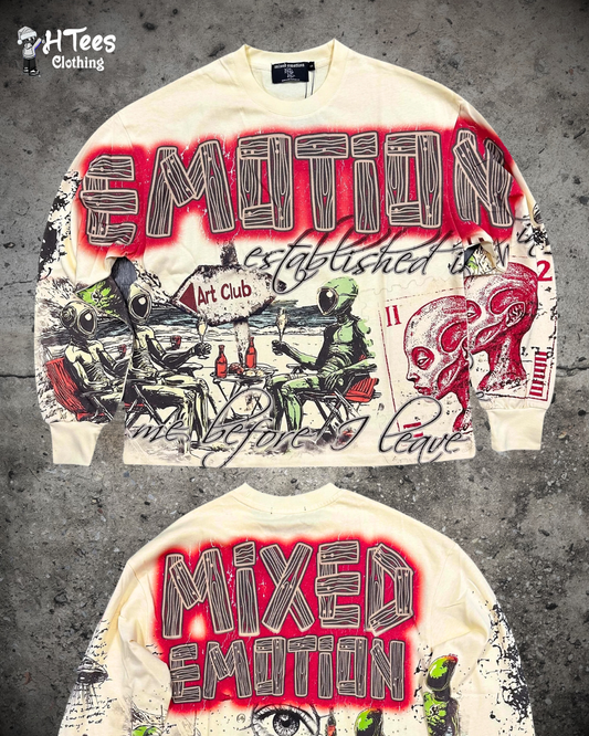Cream Mixed Emotions Sweatshirt
