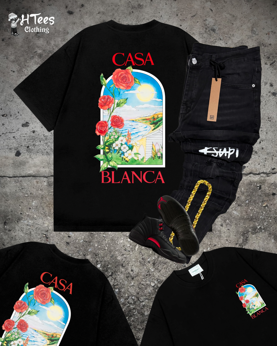 Black Casablanca T-Shirt
