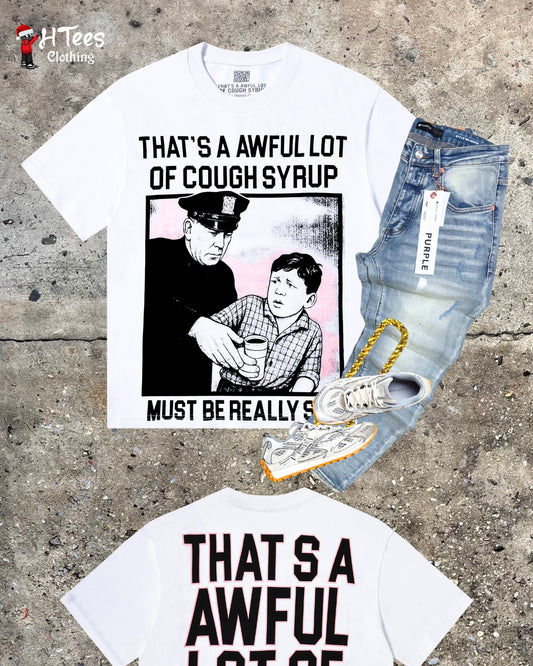 White Juvenile Cough Syrup T-Shirt